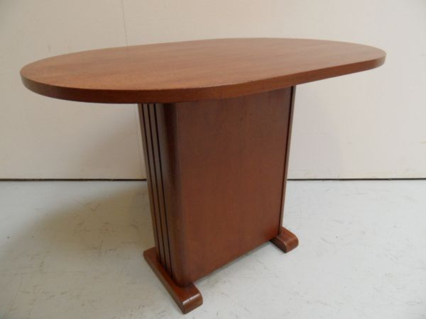 Art Deco bijzetttafel ovaal