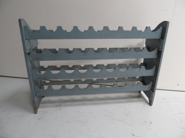 Vintage houten wijnrek