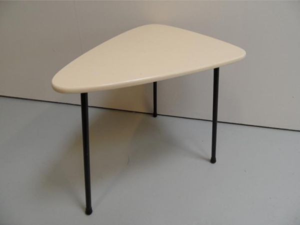 Vintage bijzettafel wit