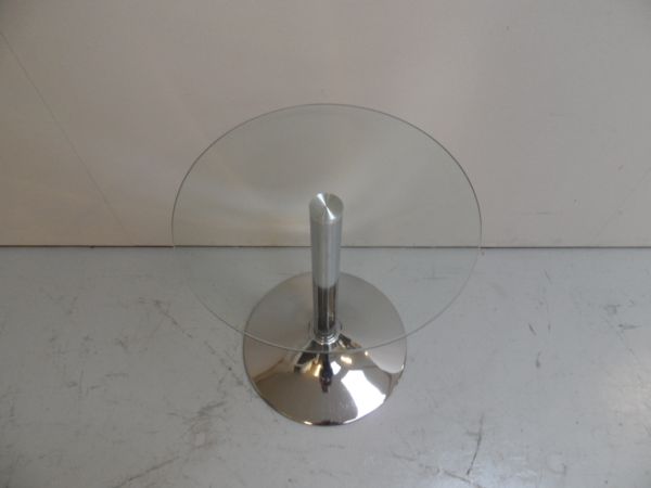 Vintage chrome bijzet tafel