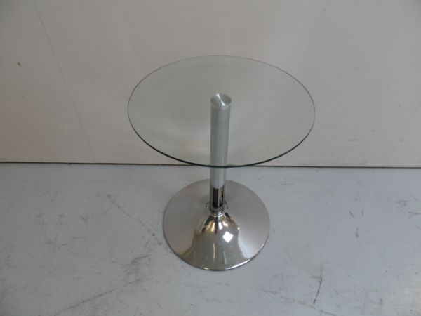 Vintage chrome bijzet tafel