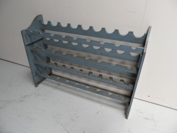 Vintage houten wijnrek