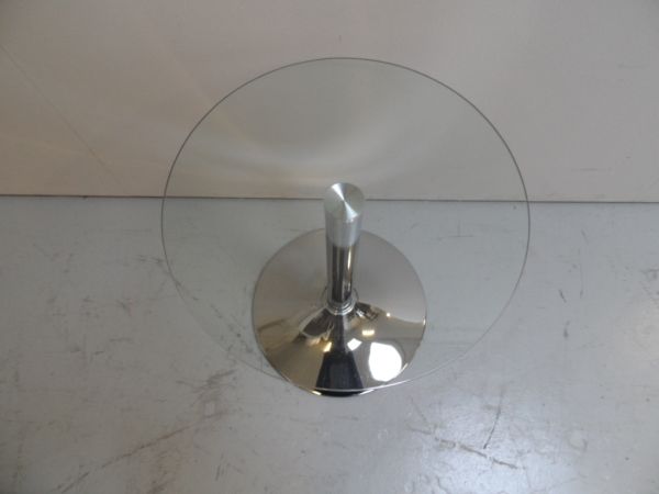 Vintage chrome bijzet tafel