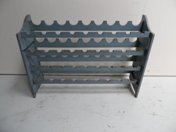 Vintage houten wijnrek
