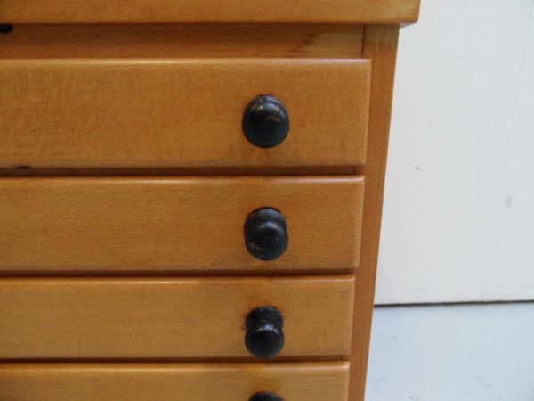 Vintage small filing cabinet
