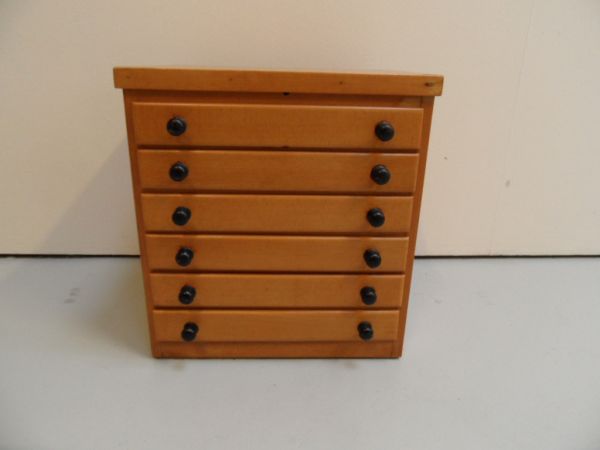 Vintage small filing cabinet
