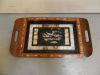 Tray with inlay