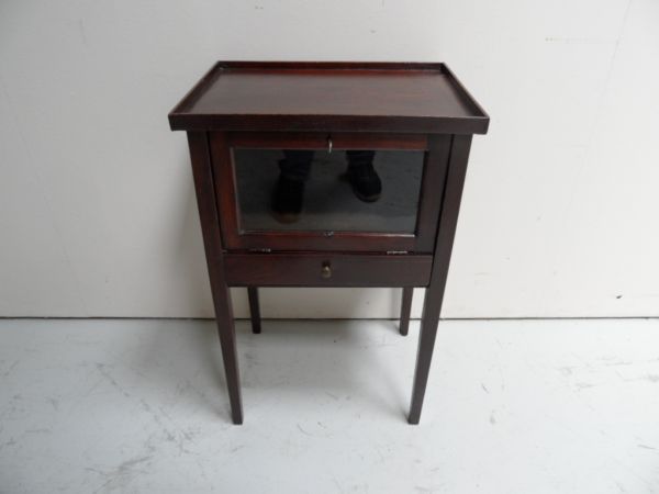 Oak display cabinet