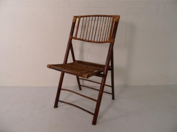 Bamboo folding chair