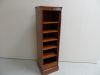 Oak filing cabinet with roller shutter