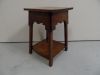 oak sidetable