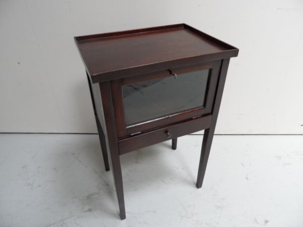 Oak display cabinet