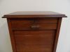 Filing cabinet with roller shutter
