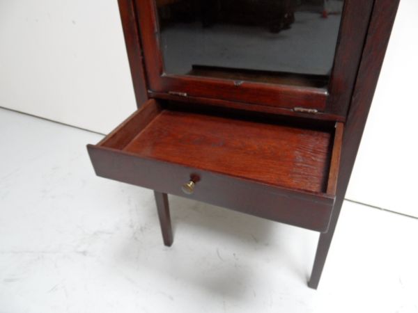 Oak display cabinet