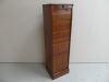Oak filing cabinet with roller shutter