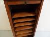 Filing cabinet with roller shutter