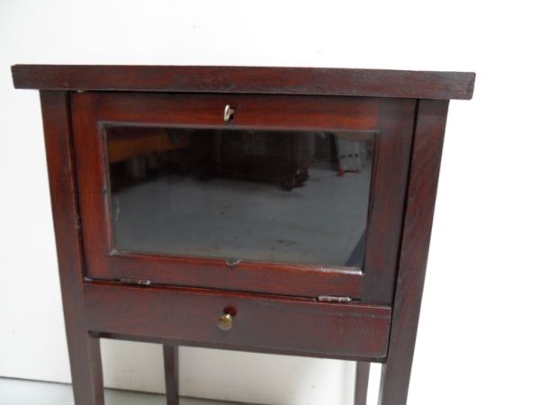 Oak display cabinet