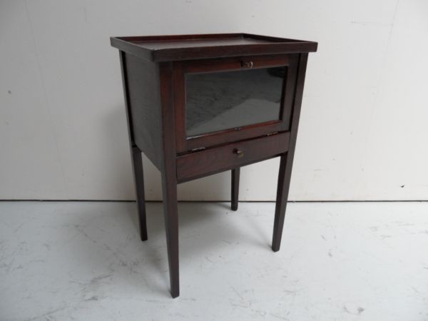 Oak display cabinet