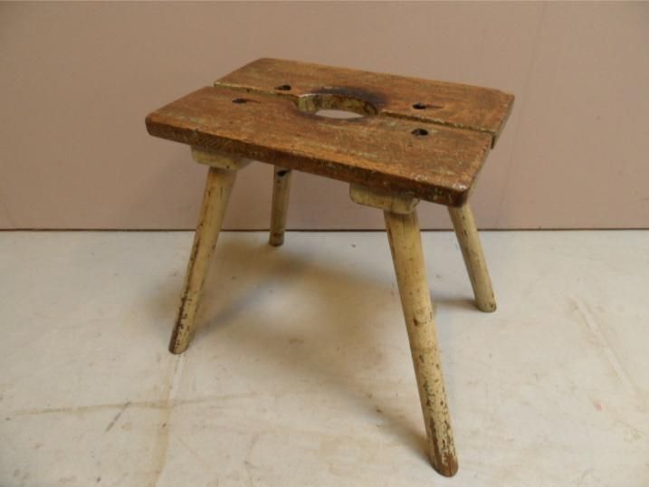 Vintage milk stool