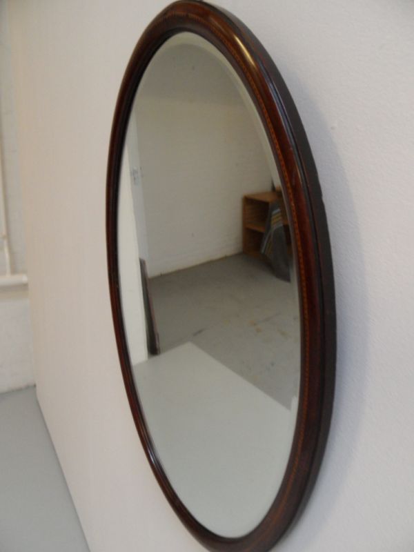 Mahogany mirror