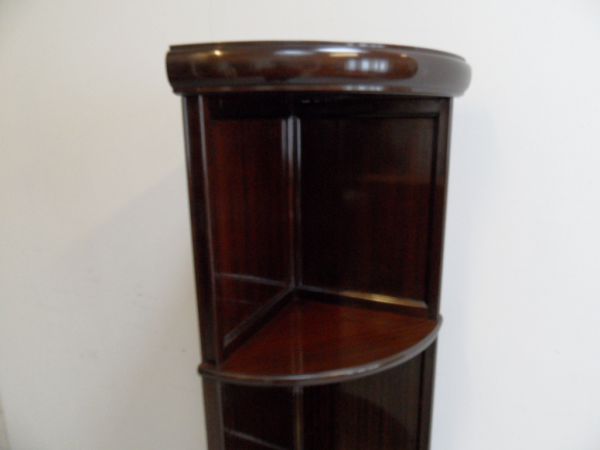 Mahogany corner cabinet