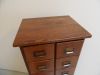 Oak filing cabinet