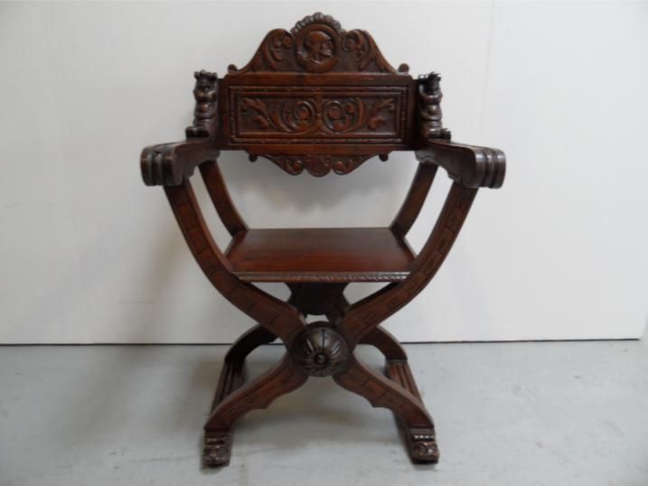 Antique Dagobert armchair