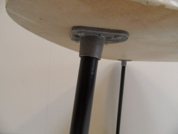 Vintage bijzettafel wit