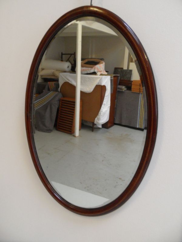 Mahogany mirror