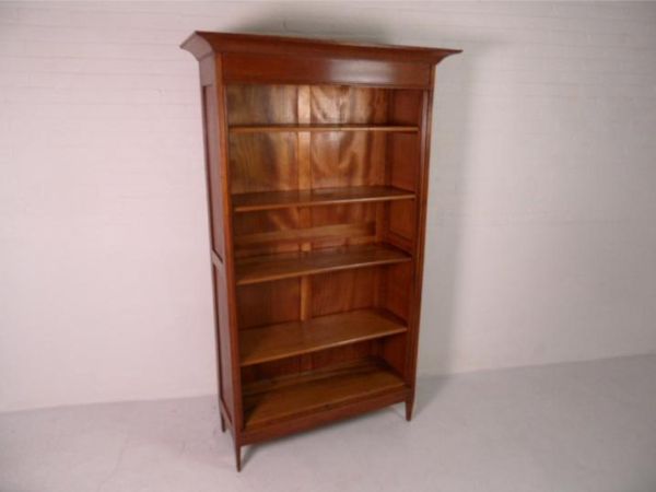 Oak open bookcase