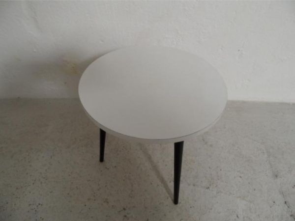 Vintage white sidetable