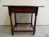oak sidetable