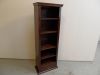 oak  open bookcase