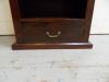 oak  open bookcase