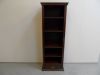 oak  open bookcase