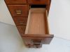 Oak filing cabinet