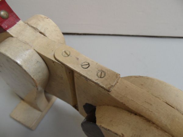 Vintage houten hondjes