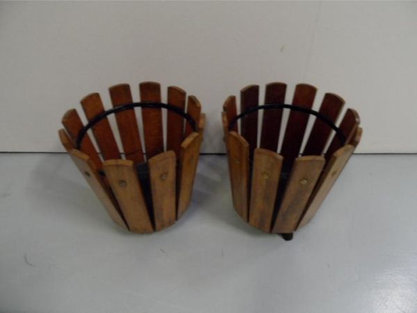 Set of 2 1950's flower box