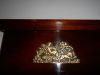 Mahogany empire mirror