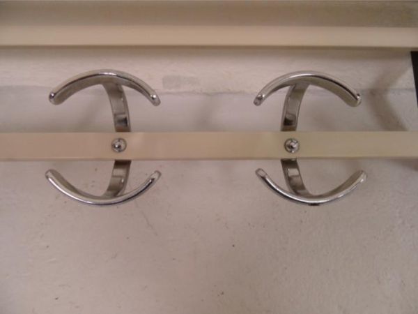 Vintage hanging coat rack