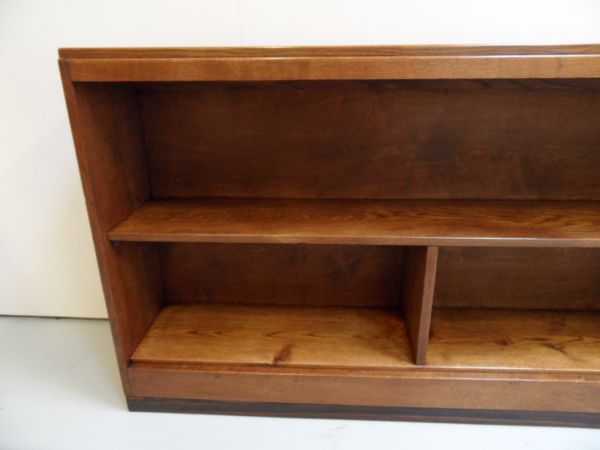 Oak open bookcase