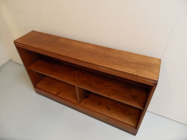 Oak open bookcase