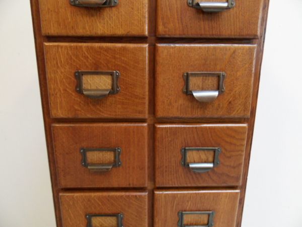 Oak filing cabinet