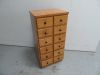 Vintage schoolkastje met lades