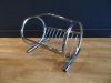 Chrome magazine rack