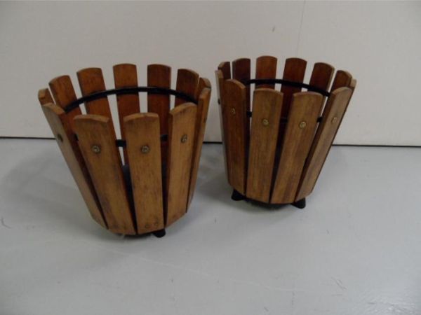 Set of 2 1950's flower box