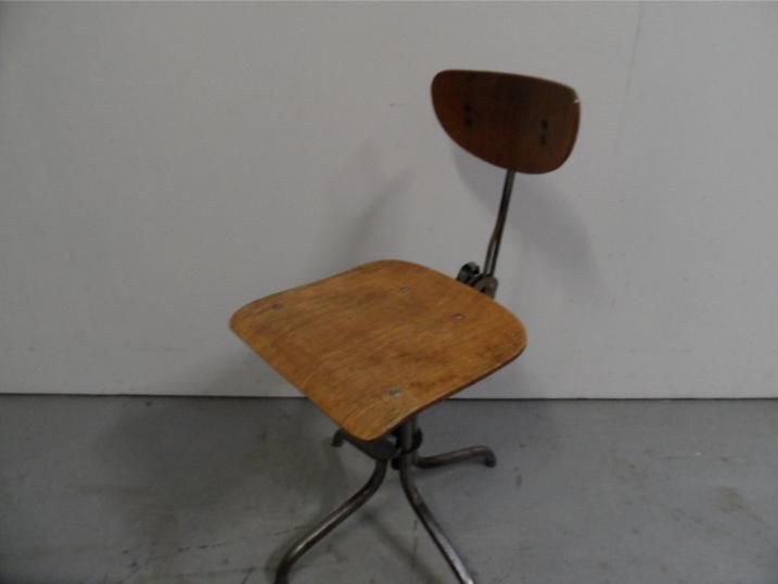 Industrial desk chair
