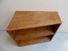 Oak open bookcase