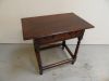 oak sidetable