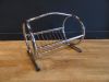 Chrome magazine rack